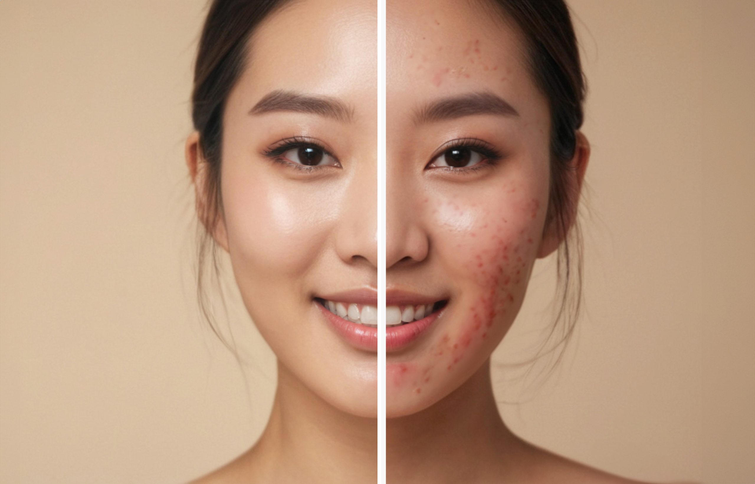 Acne before after 1